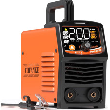 Elektrodų suvirinimo aparatas ARC200 3 in 1 SYN IGBT inverterinis suvirinimo aparatas 200A su LED skaitmeniniu ekranu Mini nešiojamas kompaktiškas suvirinimo aparatas MMA E-Hand/Lift TIG/Hot Start/Arc Force/VRD