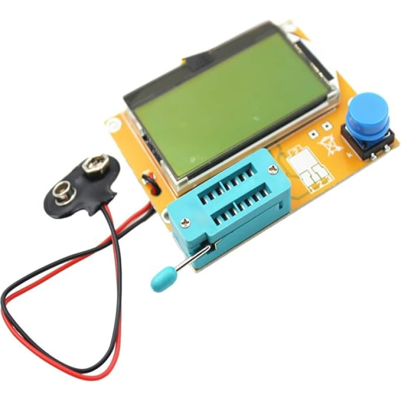 Grafischer LCR-T4 Transistor-Tester, Multifunktionsmessgerät für Widerstand, Kapazität, Diode, Induktivität, MOSFET, PCB, 128 x 64 LCD