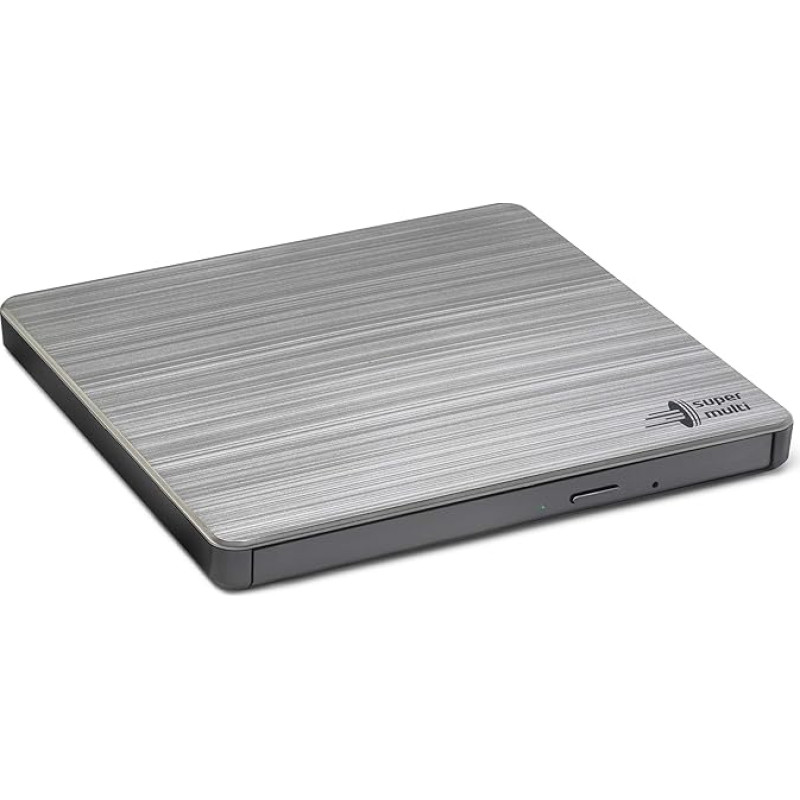 LG GP60NS60.AUAE 12S 8x USB 2.0 nešiojamasis plonas DVD-RW - sidabrinės spalvos, 150938