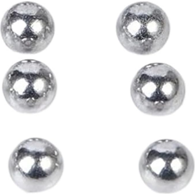 Vollaluminiumkugeln 1060/1070, Präzisionskugeln, Reinaluminiumperlen 0,5 0,6 0,6 0,7 0,8 0,9 1 1,1 1,1 1,3 1,4 1,5 1,588 2 bis 10 mm(10PCS, 6.35mm)