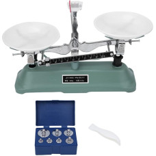 Mechaninės svarstyklės - skyrius su svorio rinkiniu Aiškūs duomenys Patvarūs chemijos fizikinių eksperimentų priedai Stalo svarstyklės Fizikos mokymo priemonė Eksperimentų svarstyklės (500 g)