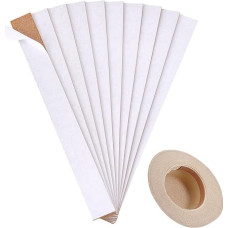 PH PandaHall Pack of 10 Hat Size Reducers 25 x 2.5 cm Self-Adhesive Cork Plate for Adjusting Hat Size Hats Spacers Cowboy Hats Size Band Cork Strips for Men