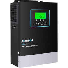 3000 W hibridinis saulės inverteris išjungtas iš tinklo 24 V DC į 230 V AC inverteris su 80 A MPPT Max. PV įėjimas 400 V švino rūgšties ir ličio akumuliatoriams