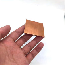 Plokščias metalo lakštas T2 plokštės gryno vario, 200 mm x 200 mm, 300 mm x 300 mm, vario Cu metalo lakštų poveržlės kvadratinių medžiagų (spalva: 1PC 200x200mm, dydis: storis 0,8 mm)