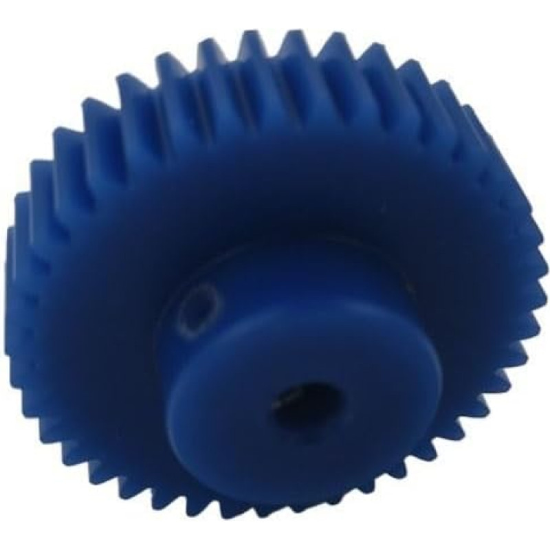 Plastikinė motociklų pavara 1,5 m 30T mėlyna cilindrinė cilindrinė cilindrinė pavara 6-12 mm skylė (10 mm skylė)