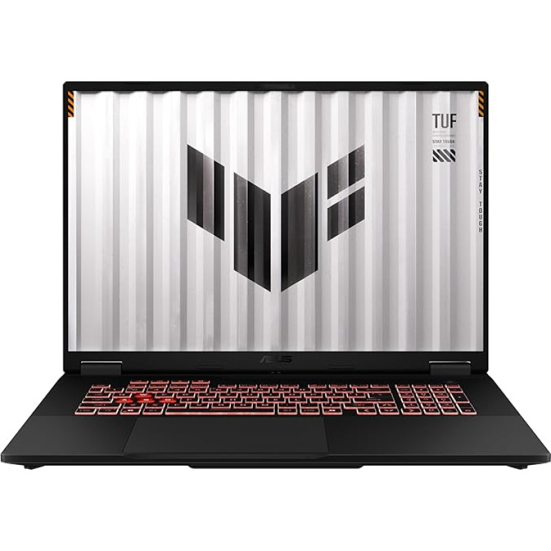 ASUS TUF Gaming A18 FA808UP nešiojamasis kompiuteris | 18 colių WUXGA 144Hz/3ms 16:10 IPS ekranas | AMD Ryzen 7 260 | 32GB RAM | 1TB SSD | NVIDIA RTX 5070 | Win11 Home | QWERTZ | Jaeger Grey | 3 mėnesių GamePass