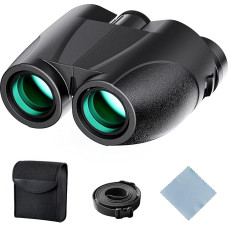 20 x 25 kompaktiški žiūronai suaugusiesiems ir vaikams, žiūronai suaugusiesiems su dideliu didinimu, matomi esant silpnam apšvietimui, idealiai tinka paukščių stebėjimui, lauko sportui, kelionėms ir koncertams