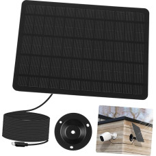 VICASKY Solar Panel Monocrystalline Solar Cell USB Charger for Surveillance Camera Outdoor Compatible Micro USB Portable Weatherproof Efficient Power Supply for Security Cameras