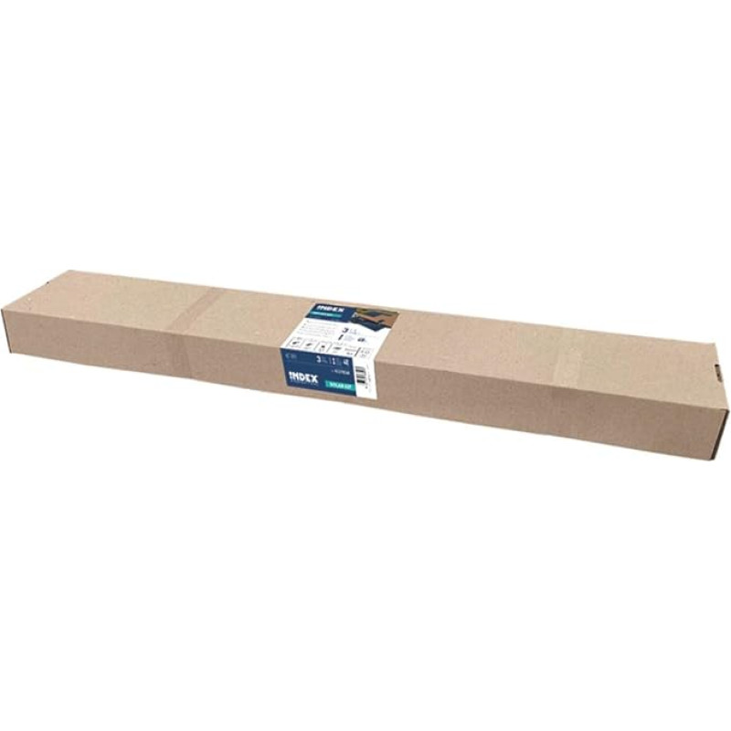 INDEX A PERFECT FIXING KCGPX0240 [KC-GPX] Koplanare Struktur für 2 Solarmodule mit 40 mm Rahmen, für geneigte Abdeckungen, Kit mit perforierten Stahlführungen und Befestigungselementen, 1 Stück