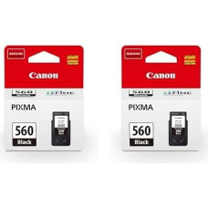 Canon Original Ink PG-560 Standard Black Recyclable Packaging (Pack of 2)