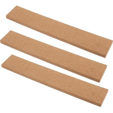 Gatuida Pack of 3 Cork Strips Memo Board for Wall Notice Board Strips for Wall Cork Strips Coaster Cork Strips Cork Board Message Strips Cork for Coasters Coffee