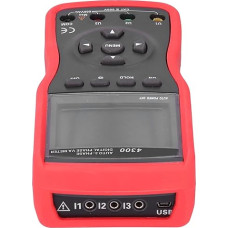 ETCR4300 Voltų amperų fazės matuoklis, 3 fazių testeris su 2,8 colio spalvotu TFT LCD ekranu ir USB pjovimo plokštele, skirtas fazių sekos testavimui, fazių sekos srovės įtampos matavimui