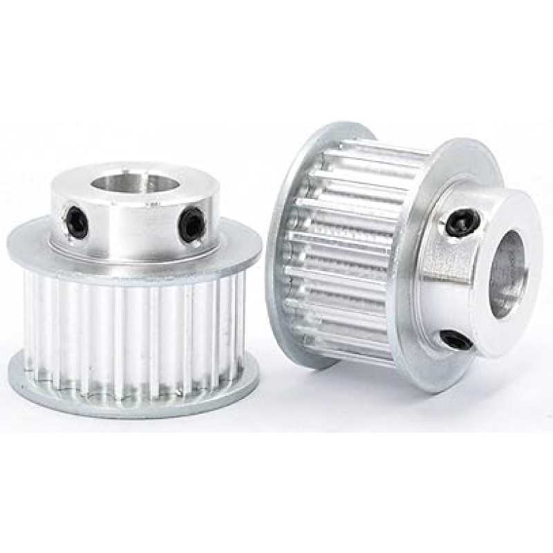 5M 17 Zähne Timing Pulley BF Typ Bohrung 5-10mm Slot Breite 16/21mm 1Pcs(7mm,21mm)
