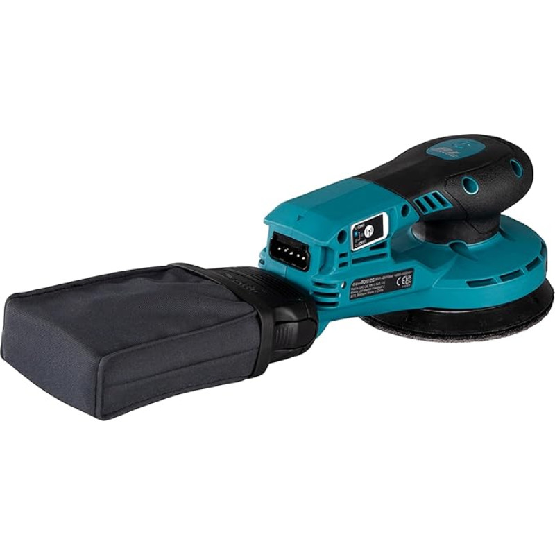 Makita BO001CGZ Akumuliatorinis atsitiktinis orbitinis šlifuoklis 40 V Max. / 125 mm skersmuo (be įkroviklio ir akumuliatorių)