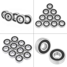 6200-2RS-Lager, 10 X 30 X 9 mm, Doppelte Gummidichtung für Mechanische Geräte, Spielzeug, Hergestellt aus Hochwertigem Stahl