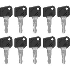 10 Stück 530 Starterschlüssel, kompatibel mit Heli- und Linde-Gabelstaplern, Ersatzschlüssel für schweres Gerät