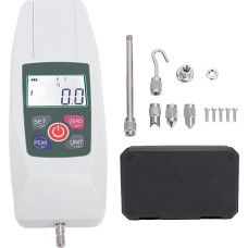 Digitales Push-Pull-Dynamometer, 500 N Kraftmessgerät, tragbar, hochpräzise, hintergrundbeleleuchtetes LCD, automatische Abschaltung mit Aufbewahrungsbox für den Einsatz in