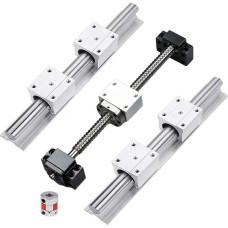 Profesionalus CNC apėjimo modulis SFU1605 SFU1610 Kugelumlaufspindel BK12 BF12 Endunterstützung SBR20 SBR16 Linearführung SBR16UU SBR20UUU Linearlager(Sfu1605 Sbr20,550mm)