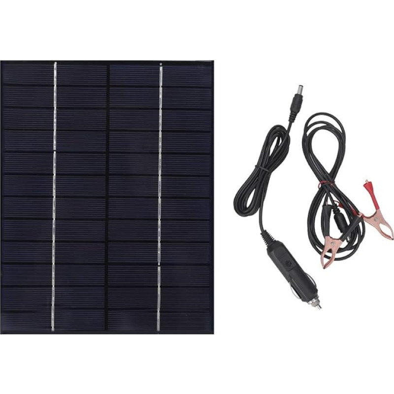 plplaaoo 6,5 W 12 V 5 V nešiojamas saulės kolektoriaus modulis mobiliajam 