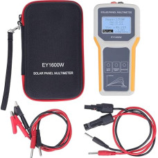 MPPT-Tester für Solarmodule 5–1600 W, 0–60 A, Photovoltaik-Multimeter mit Anschlusskabel 12–60 V