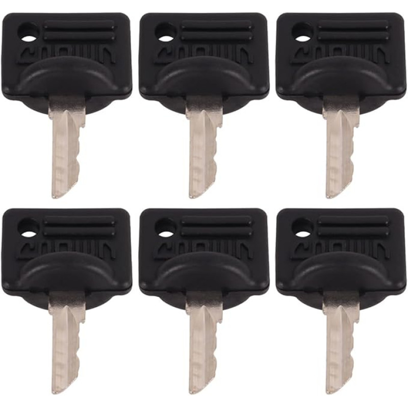 Alide 6 Stück Gabelstapler-Brennschlüssel 107151-001 C250, kompatibel mit PE3000 PE4000 PE4500 WP3000 GPW WAVE Walkies