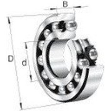 2310-TVH-C3 Self Alignment Ball Bearing, Double Row