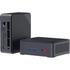 AWOW Mini PC AMD Ryzen Embedded R2514 (4 Cores, up to 3.7 GHz), 16GB DDR4, 512GB PCIe 3.0 SSD, Radeon Graphics, 4K Display 1000M LAN, WiFi 5
