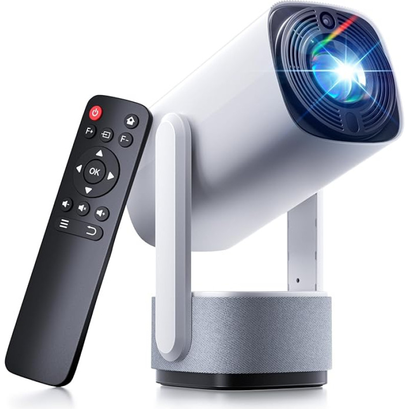 Mini projektorius 1080P - SOOMFON nešiojamasis vaizdo projektorius su 