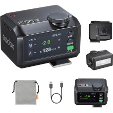 GODOX iT30ProN i-TTL fotoaparato blykstė GN15 Camera Speedlite 560 blyksčių skaičius 1,5 s įkrovimo laikas 1/8000 s HSS įmontuotas difuzorius Nikon fotoaparatams (juoda)