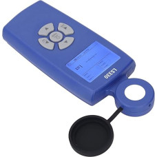 Hyuduo Beleuchtungsstärkemessgerät, Tragbares Digitales Lichtmessgerät mit Spektrumsensor für 0-1000000Lx 400nm-700nm UV-Index, Flimmerfrequenzmessung für Bühnenbeleuchtungsgewächshäuser