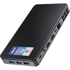 MeLE Mini PC Overclock4C N100 16GB RAM 512GB Memory, Reddot Winner, Mini Desktop Computer, Dual HDMI and 1x USB-C, for Office, Education and Home
