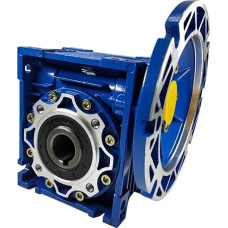 NMRV050 Schneckengetriebe-Drehzahlminderer 71B5 Rundflansch mit 14 mm Eingangswelle, 24 mm Ausgangsbohrung Metallgetriebe