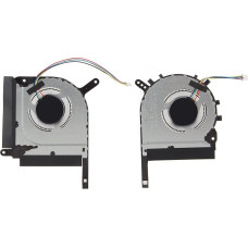 Nešiojamojo kompiuterio aušinimo ventiliatorius, skirtas TUF A15 A17 FA706Q FA506Q FA506Q FA506Q FA506QR FA506 CPU GPU aušintuvui, 4 kontaktų nešiojamojo kompiuterio ventiliatorius Geras aušinimo našumas CPU ir GPU ventiliatorius