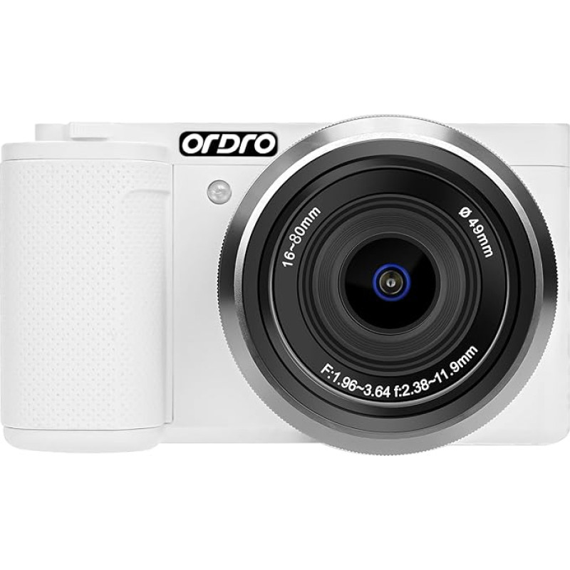 ORDRO G930 veidrodinis fotoaparatas (baltas)