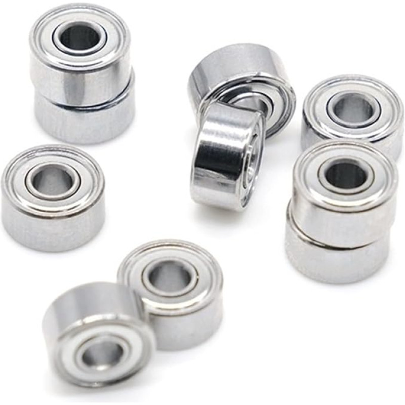 MR93ZZ ABEC-9 rutuliniai guoliai 3 x 9 x 4 mm, 10 vnt.