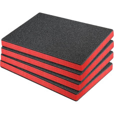 4 Stück Schaumstoffeinlagen für Koffer, Zuschneidbare Inneneinlagen, EPE Schaumstoffplatten für Kamerataschen, Bastelschubladen, 50cmx33.5cmx5cm