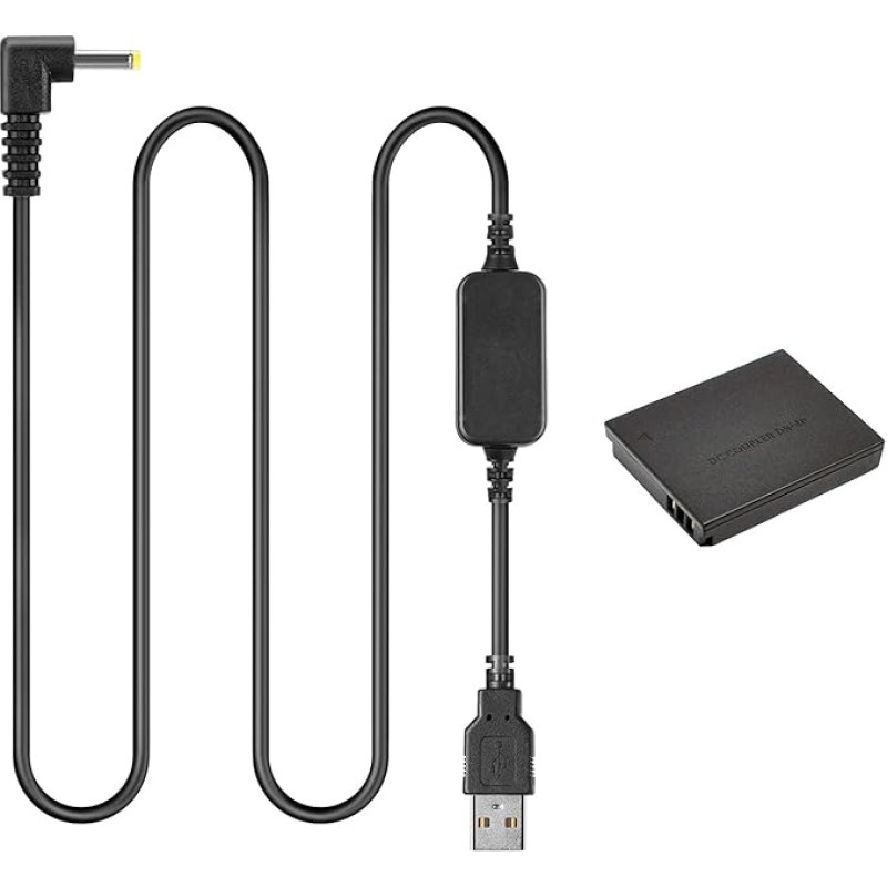 Raeisusp 5V USB ACK-DC40 + DR-40 nuolatinės srovės jungtis NB-6L manekeno baterija, skirta 