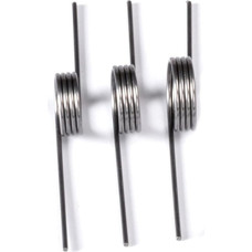 Federzubehör, Edelstahl-Torsionsfedern, 10 Stück, 1,4-1,5 mm Drahtdurchmesser, Stahl-Torsionsfeder, 90 Grad, Länge 7-20 mm, Außendurchmesser 45 mm, 1,4 x 9 x 45 mm ( Spalva : 9 posūkių x 90 laipsnių , Dydis