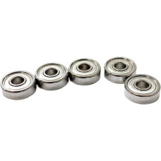 2PCS/10PCS 440 Stainless Steel Bearing S603 S604 S605 S606 S607 S608 S609ZZ -2Z Anti-Rust Bearing 603 604 605 606 607 608 609 (10 Pieces, S605ZZ 5x10 4x5mm)