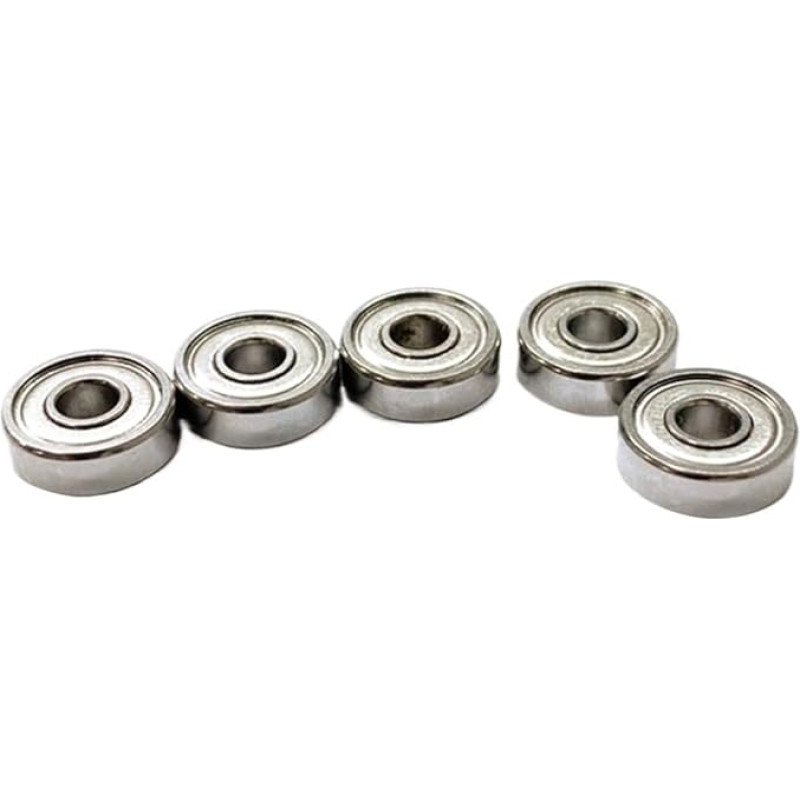 2PCS/10PCS 440 Nerūdijančio plieno guolis S603 S604 S605 S606 S607 S608 S609ZZ -2Z Anti-Rust Bearing 603 604 605 606 607 608 609 (10 vienetų, S605ZZ 5x10 4x5mm)