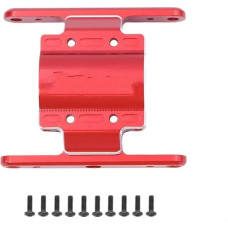 RC Crawler Getriebe Für FMS Für FCX18 Für LC80 1/18 CNC Aluminium RC Skid Plate Getriebe Getriebehalterung RC Crawler Neueste Upgrade-Teile(Red)