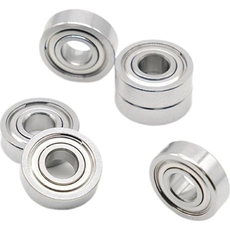 S695ZZ miniatiūrinis guolis (10 vnt.) ABEC-7 nerūdijančio plieno guolis 619/5 R-1350ZZ S695ZZ 5 x 13 x 4 mm 440C Medžiaga