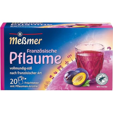Meßmer Country Tea French Plum Fruit Tea with Plum Aroma Full-bodied Sweet 20 Tea Bags