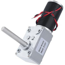5840-31ZY-51mm Schneckengetriebe-Untersetzungsgetriebe, elektronischer Gleichstromstarter, hohes Drehmoment 70 kg/cm, selbstsichernd, ohne Halterung, 260 U/min_12 V