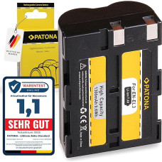 PATONA baterijos pakaitalas Nikon EN-EL3 baterijai 1300 mAh / 7,4 V / 9,6 Wh Pakaitinė baterija, suderinama su Nikon ENEL3 D70 D70s D50 D100, su apsauga nuo perkrovos ir trumpojo jungimo