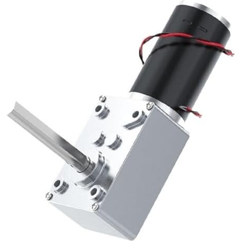 Halterung 12 V 10 U/min 5840-31ZY Schneckengetriebe DC-Getriebe elektronischer Anlasser Selbsthemmend Vorwärts- und Rückwärtsgeschwindigkeit 51 MM
