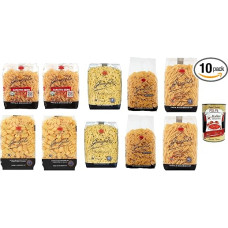 Test Pack Pasta Classic Pasta (10 x 500 g) Italian Durum Wheat Semolina Pasta + Italian Gourmet Polpa 400 g