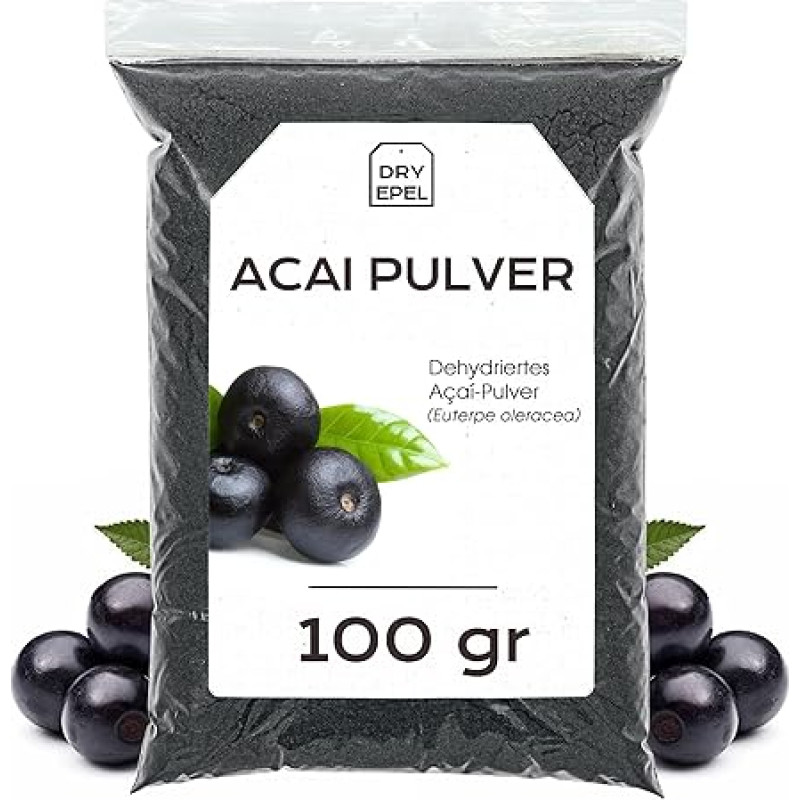 Milteliai (100 g, Acai milteliai)