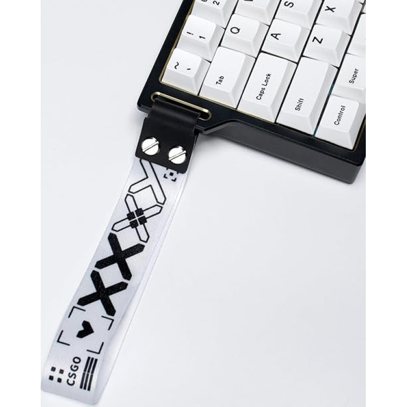 Sumgsn Wooting ATK68 Keyboard Strap for 60% 65% 75% 85% 95% Mechanical Keyboard (Black Topographic)
