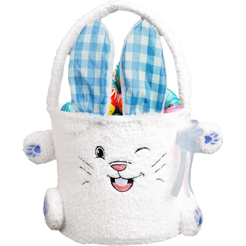 korb Aus Plüsch In nform - Plüsch Aufbewahrungstasche - Niedliche Tragetasche,Für Picknick Zuhause Versammlung Feiertag Festival Feier Party Süßigkeiten Snacks